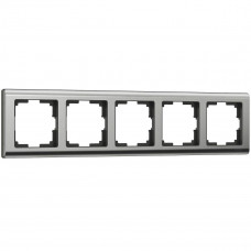 Рамка Werkel Metallic на 5 постов глянцевый никель WL02-Frame-05 4690389059322