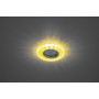 Светильник встраиваемый с белой LED подсветкой Feron CD972 потолочный MR16 G5.3 желтый